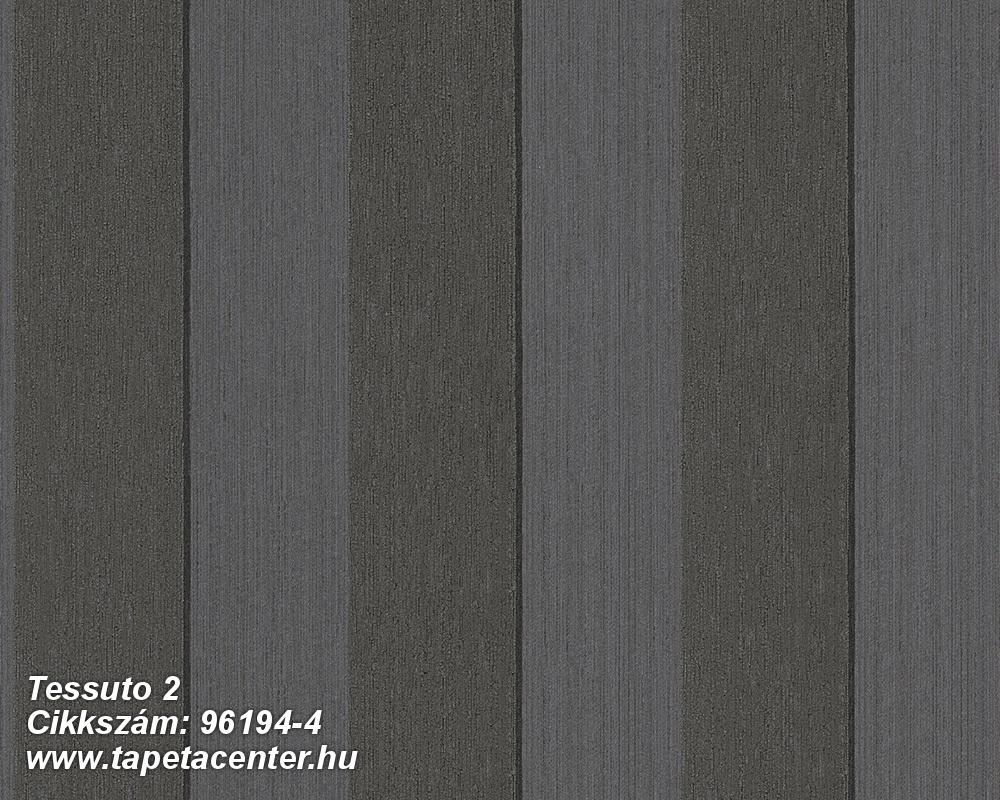 Csíkos,valódi textil,fekete,szürke,gyengén mosható,illesztés mentes,vlies tapéta 